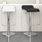 Modern Faux Leather Barstool Adjustable Height Swivel Barstool