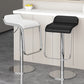 Modern Faux Leather Barstool Adjustable Height Swivel Barstool