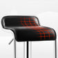 Modern Faux Leather Barstool Adjustable Height Swivel Barstool
