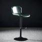 Faux Leather Barstools Adjustable Height Swivel Barstool with Footrest Green 1 Piece Clearhalo 'Bar Furniture' 'Bar Stools' 'bar_stools' 'furn' 'furn_bar_stools' 'Furniture' 'Kitchen & Dining Furniture' 7015380
