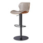 Modern Faux Leather Barstools Adjustable Height Swivel Barstools Black Gray Orange 1 Piece Clearhalo 'Bar Furniture' 'Bar Stools' 'bar_stools' 'furn' 'furn_bar_stools' 'Furniture' 'Kitchen & Dining Furniture' 7015590