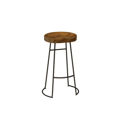 Modern Solid Wood Dining Stools Backless Barstools with Footrest 1 Piece Clearhalo 'Bar Furniture' 'Bar Stools' 'bar_stools' 'furn' 'furn_bar_stools' 'Furniture' 'Kitchen & Dining Furniture' 7015692
