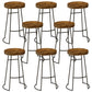 Modern Solid Wood Dining Stools Backless Barstools with Footrest 8 Piece Set Clearhalo 'Bar Furniture' 'Bar Stools' 'bar_stools' 'furn' 'furn_bar_stools' 'Furniture' 'Kitchen & Dining Furniture' 7015699