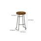 Modern Solid Wood Dining Stools Backless Barstools with Footrest Clearhalo 'Bar Furniture' 'Bar Stools' 'bar_stools' 'furn' 'furn_bar_stools' 'Furniture' 'Kitchen & Dining Furniture' 7015706