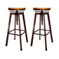 Industrial Armless Rotatable Counter Stool Iron Cafe Bar Stool with Pedal Copper 2 Piece Set Clearhalo 'Bar Furniture' 'Bar Stools' 'bar_stools' 'furn' 'furn_bar_stools' 'Furniture' 'Kitchen & Dining Furniture' 7015815