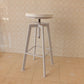 Industrial Armless Rotatable Counter Stool Iron Cafe Bar Stool with Pedal Clearhalo 'Bar Furniture' 'Bar Stools' 'bar_stools' 'furn' 'furn_bar_stools' 'Furniture' 'Kitchen & Dining Furniture' 7015816