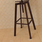 Industrial Armless Rotatable Counter Stool Iron Cafe Bar Stool with Pedal Clearhalo 'Bar Furniture' 'Bar Stools' 'bar_stools' 'furn' 'furn_bar_stools' 'Furniture' 'Kitchen & Dining Furniture' 7015825