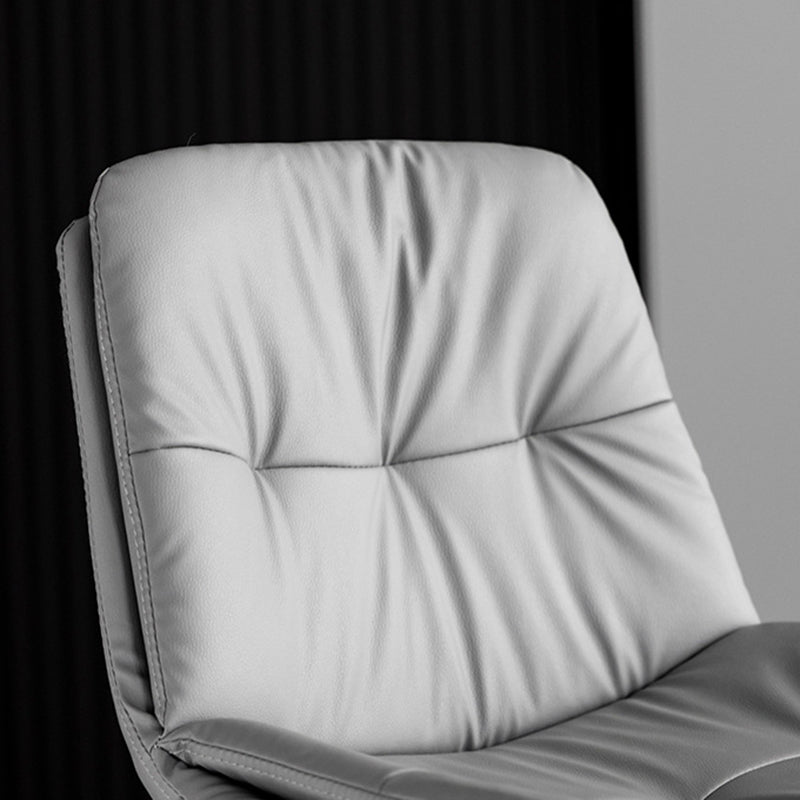 Tabouret de barre de hauteur réglable pivotant Bristol en faux cuir industriel avec repose-pieds