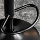 Tabouret de barre de hauteur réglable pivotant Bristol en faux cuir industriel avec repose-pieds