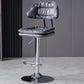 Tabouret de barre de hauteur réglable pivotant tabouret de bar en fer industriel avec repose-pied