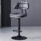 Tabouret de barre de hauteur réglable pivotant tabouret de bar en fer industriel avec repose-pied