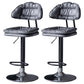 Tabouret de barre de hauteur réglable pivotant tabouret de bar en fer industriel avec repose-pied