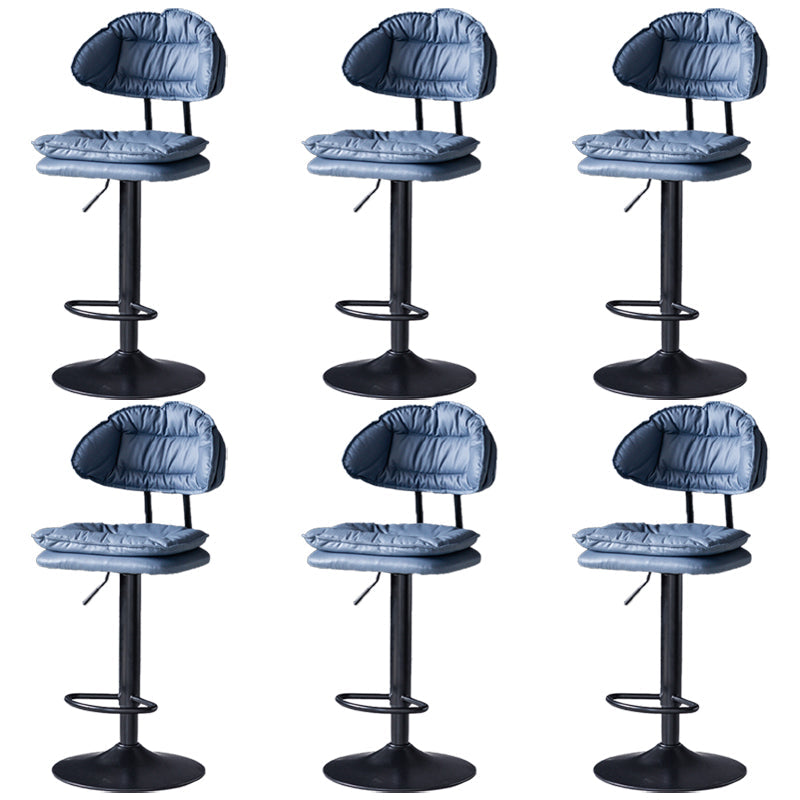 Tabouret de barre de hauteur réglable pivotant tabouret de bar en fer industriel avec repose-pied