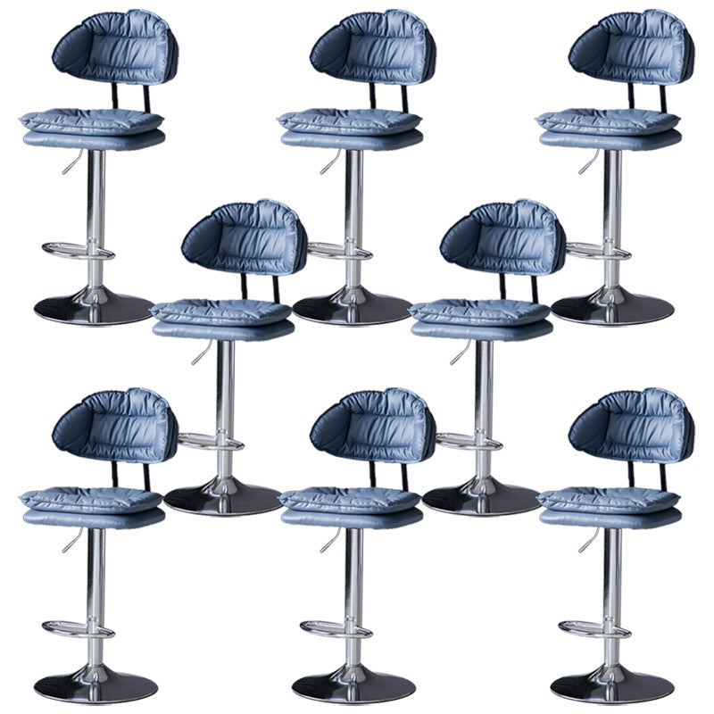 Tabouret de barre de hauteur réglable pivotant tabouret de bar en fer industriel avec repose-pied