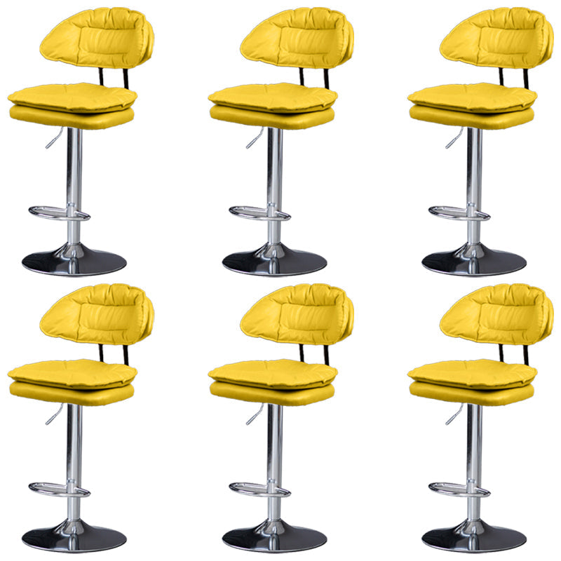 Tabouret de barre de hauteur réglable pivotant tabouret de bar en fer industriel avec repose-pied