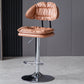 Tabouret de barre de hauteur réglable pivotant tabouret de bar en fer industriel avec repose-pied