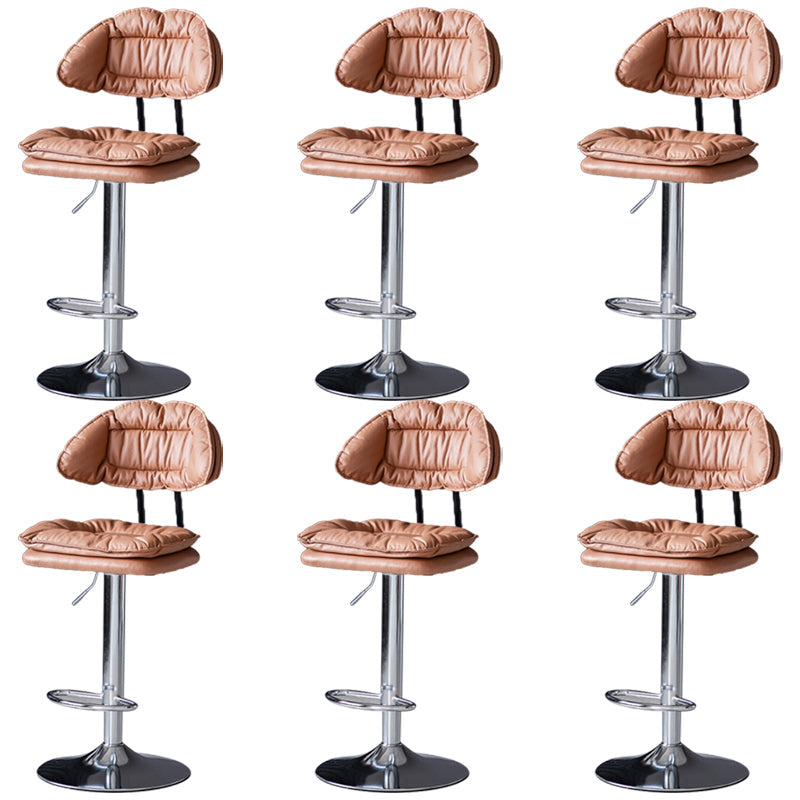 Tabouret de barre de hauteur réglable pivotant tabouret de bar en fer industriel avec repose-pied