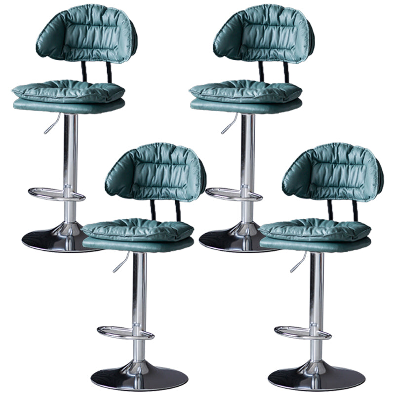 Tabouret de barre de hauteur réglable pivotant tabouret de bar en fer industriel avec repose-pied