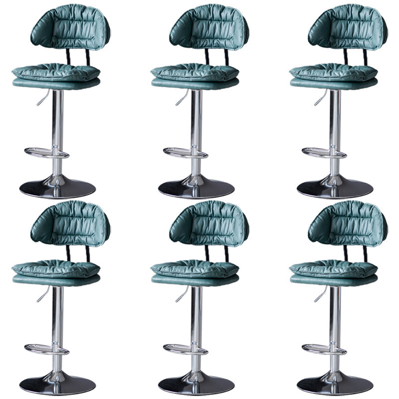 Tabouret de barre de hauteur réglable pivotant tabouret de bar en fer industriel avec repose-pied