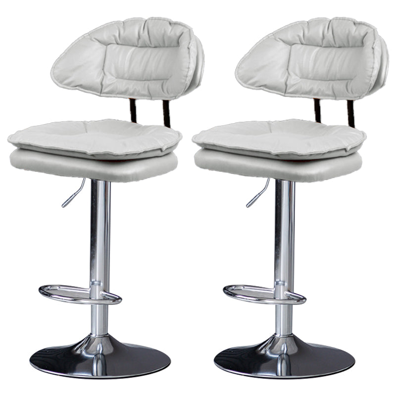 Tabouret de barre de hauteur réglable pivotant tabouret de bar en fer industriel avec repose-pied