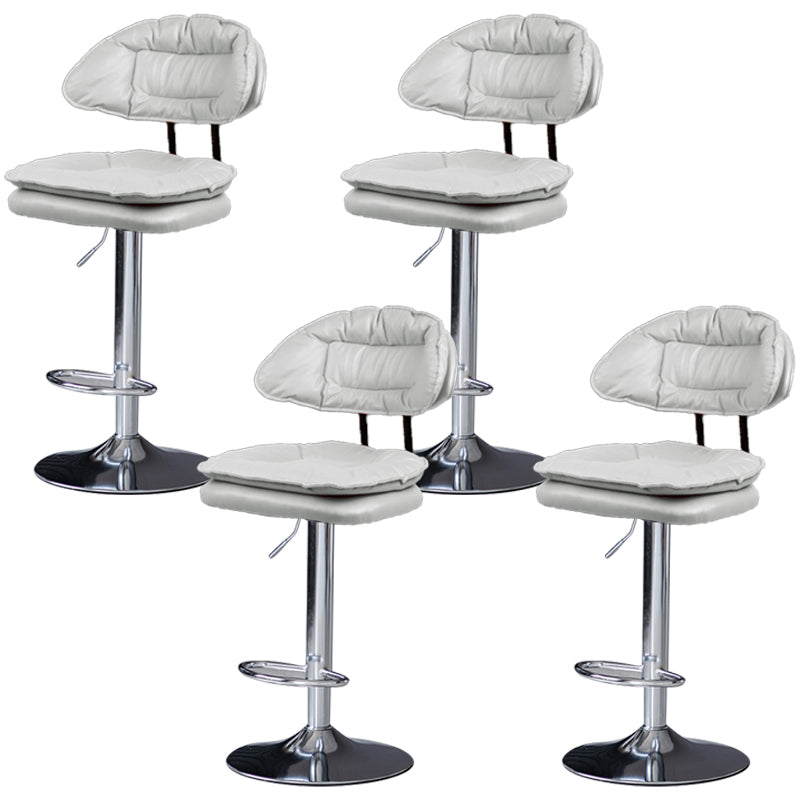 Tabouret de barre de hauteur réglable pivotant tabouret de bar en fer industriel avec repose-pied