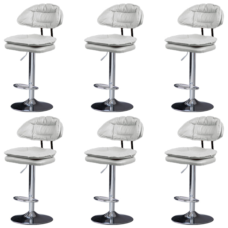 Tabouret de barre de hauteur réglable pivotant tabouret de bar en fer industriel avec repose-pied