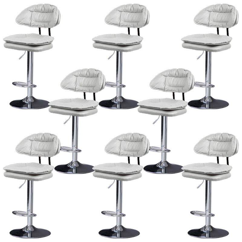 Tabouret de barre de hauteur réglable pivotant tabouret de bar en fer industriel avec repose-pied