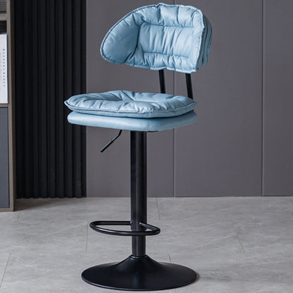 Tabouret de barre de hauteur réglable pivotant tabouret de bar en fer industriel avec repose-pied