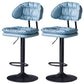 Tabouret de barre de hauteur réglable pivotant tabouret de bar en fer industriel avec repose-pied