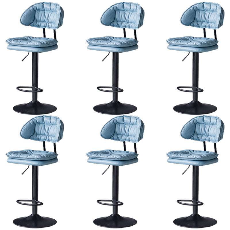 Tabouret de barre de hauteur réglable pivotant tabouret de bar en fer industriel avec repose-pied