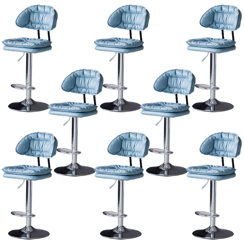 Tabouret de barre de hauteur réglable pivotant tabouret de bar en fer industriel avec repose-pied