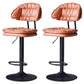 Tabouret de barre de hauteur réglable pivotant tabouret de bar en fer industriel avec repose-pied
