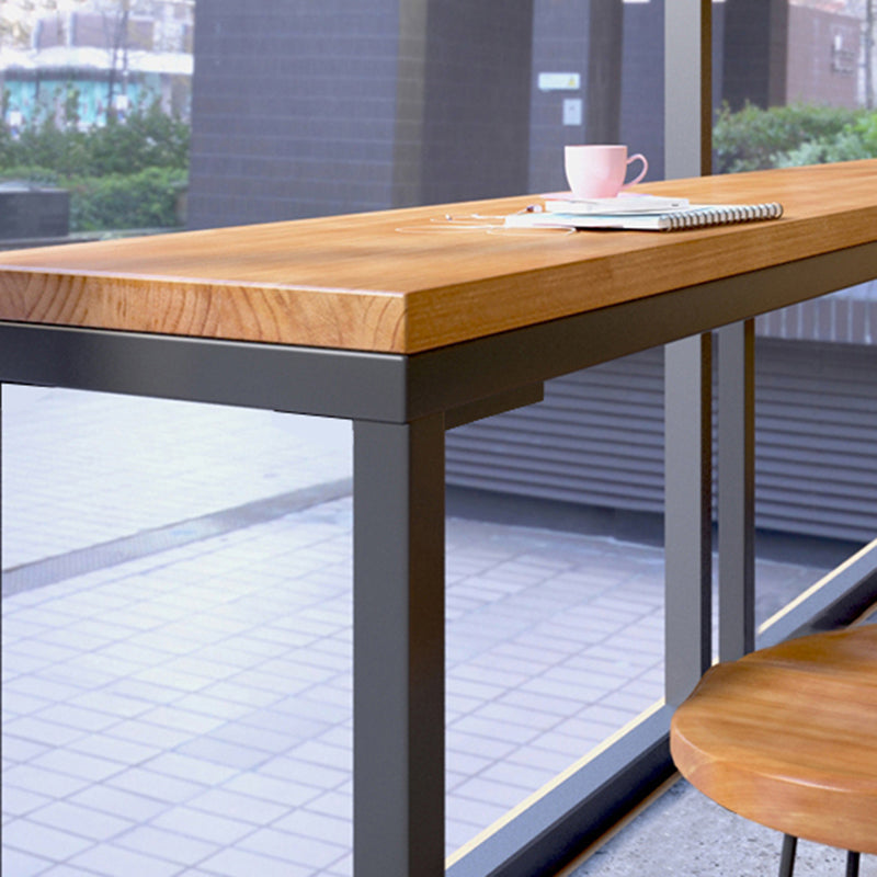 Armless Dining Stools Modern Bar Stools with Black Metal Base Clearhalo 'Bar Furniture' 'Bar Stools' 'bar_stools' 'furn' 'furn_bar_stools' 'Furniture' 'Kitchen & Dining Furniture' 7016274