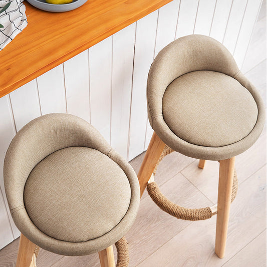 Solid Wood Counter Stools Industrial Style Counter Stools with Low Back