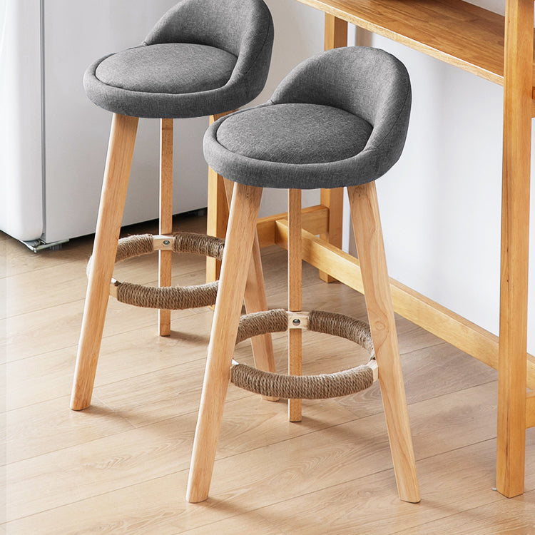 Vaste houtkrukken industriële stijl aanrechtkrukken met lage rug