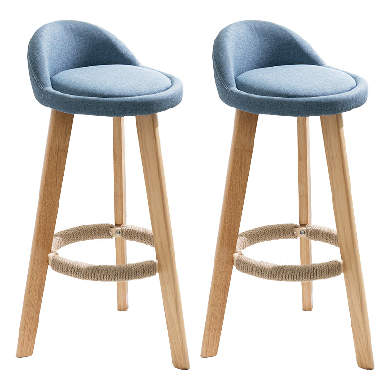 Vaste houtkrukken industriële stijl aanrechtkrukken met lage rug