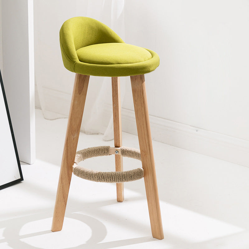 Vaste houtkrukken industriële stijl aanrechtkrukken met lage rug