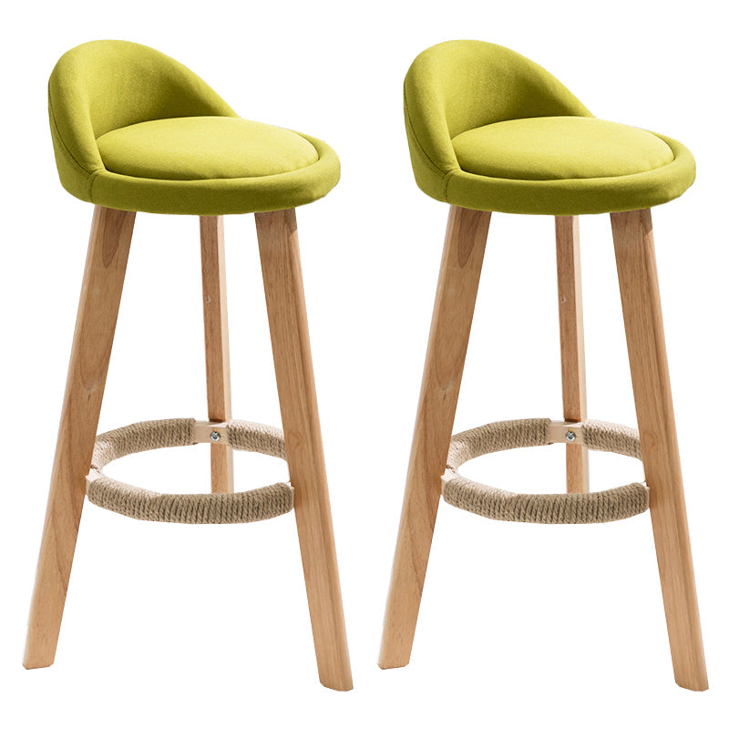 Vaste houtkrukken industriële stijl aanrechtkrukken met lage rug