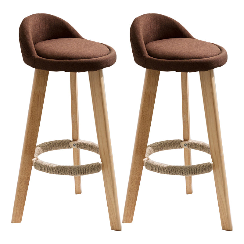 Vaste houtkrukken industriële stijl aanrechtkrukken met lage rug