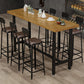 Armless Dining Stool Contemporary Bar Stool with Black Metal Base Clearhalo 'Bar Furniture' 'Bar Stools' 'bar_stools' 'furn' 'furn_bar_stools' 'Furniture' 'Kitchen & Dining Furniture' 7016423