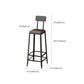 Armless Dining Stool Contemporary Bar Stool with Black Metal Base Clearhalo 'Bar Furniture' 'Bar Stools' 'bar_stools' 'furn' 'furn_bar_stools' 'Furniture' 'Kitchen & Dining Furniture' 7016446