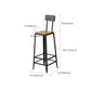 Armless Dining Stool Contemporary Bar Stool with Black Metal Base Clearhalo 'Bar Furniture' 'Bar Stools' 'bar_stools' 'furn' 'furn_bar_stools' 'Furniture' 'Kitchen & Dining Furniture' 7016448