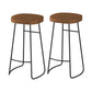 Solid Wood Dining Stool Modern Backless Bar Stool with Footrest 2 Piece Set Clearhalo 'Bar Furniture' 'Bar Stools' 'bar_stools' 'furn' 'furn_bar_stools' 'Furniture' 'Kitchen & Dining Furniture' 7016452