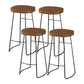 Solid Wood Dining Stool Modern Backless Bar Stool with Footrest 4 Piece Set Clearhalo 'Bar Furniture' 'Bar Stools' 'bar_stools' 'furn' 'furn_bar_stools' 'Furniture' 'Kitchen & Dining Furniture' 7016454