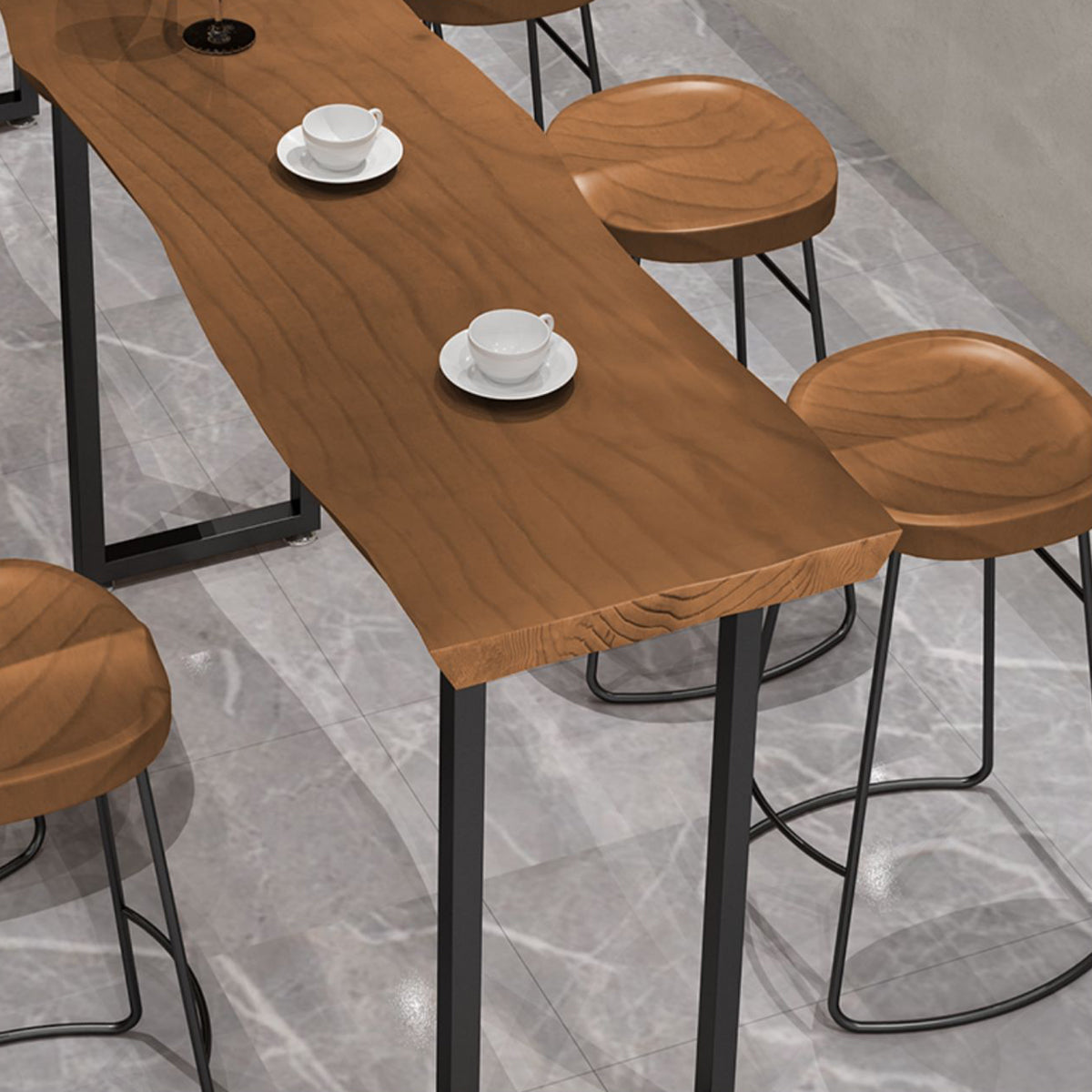 Solid Wood Dining Stool Modern Backless Bar Stool with Footrest Clearhalo 'Bar Furniture' 'Bar Stools' 'bar_stools' 'furn' 'furn_bar_stools' 'Furniture' 'Kitchen & Dining Furniture' 7016457
