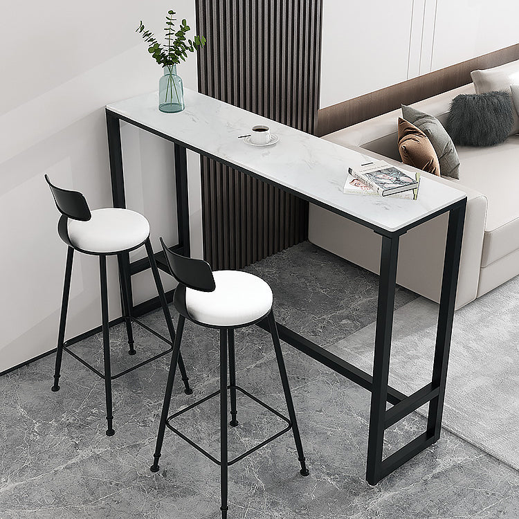 Moderne lage rug dineren krukken rond armloze barkrukken met voetsteun