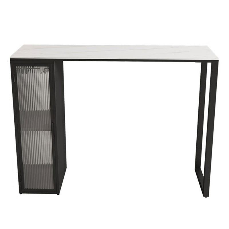 Bartafel in industriële stijl Rechthoekige stenen bar Eetbartafel