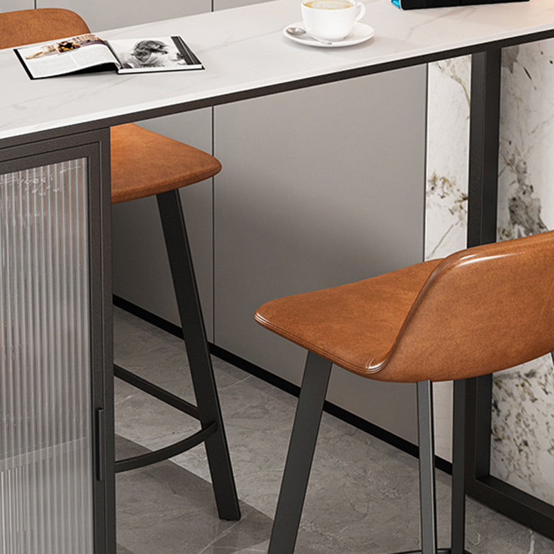 Bartafel in industriële stijl Rechthoekige stenen bar Eetbartafel