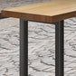 Industrial Style Rectangle Bar Table Solid Wood Fixed Bar Dining Table for Indoor Clearhalo 'Bar Furniture' 'Bar Tables' 'bar_tables' 'furn' 'furn_bar_tables' 'Furniture' 'Kitchen & Dining Furniture' 7016771