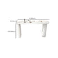 White Colour Bar Wine Table Stone Bar Dining Table with Double Pedestal Clearhalo 'Bar Furniture' 'Bar Tables' 'bar_tables' 'furn' 'furn_bar_tables' 'Furniture' 'Kitchen & Dining Furniture' 7016871
